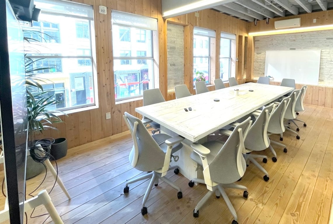 An interior shot of Boardroom