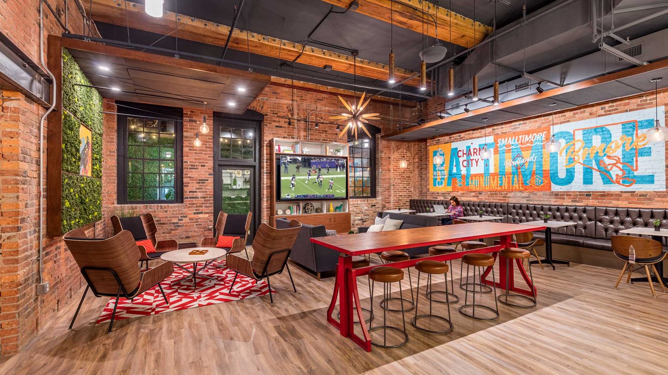 An interior shot of Spark Baltimore