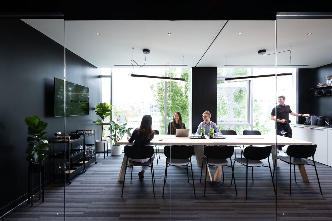 An interior shot of Cedar Boardroom