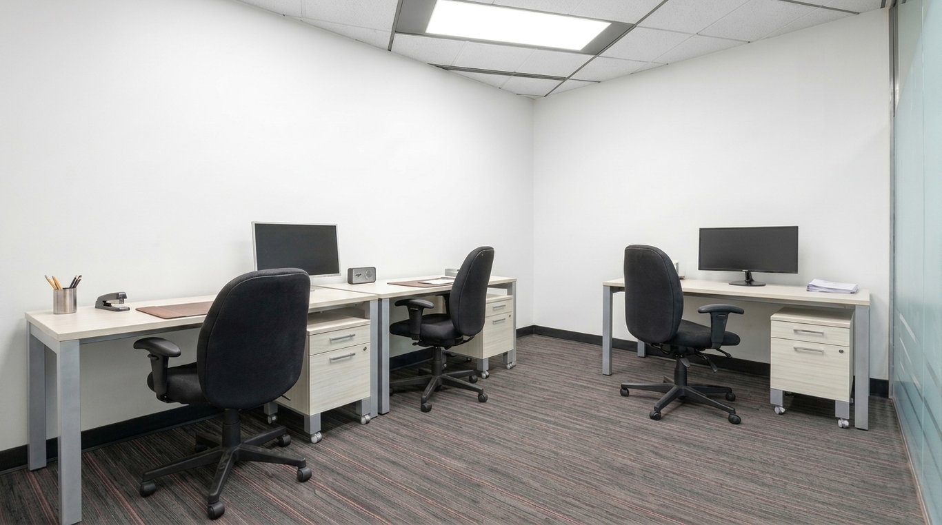 An interior shot of #17 Private Entrance Office