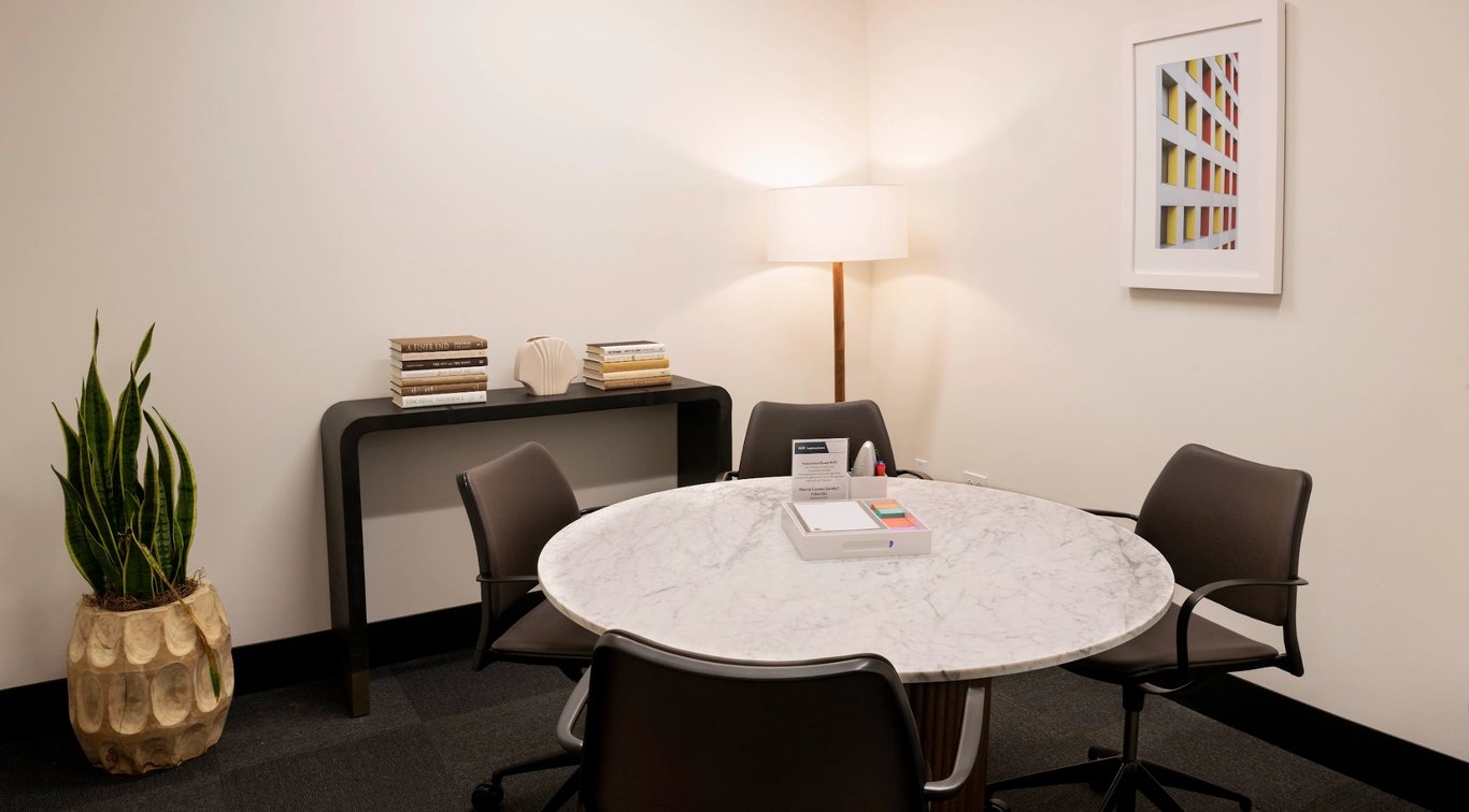 An interior shot of Conf Room F