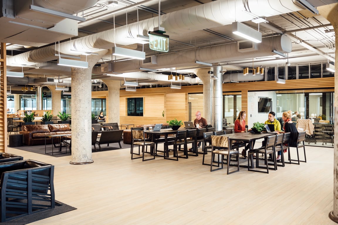 An interior shot of Industrious - Ponce City Market