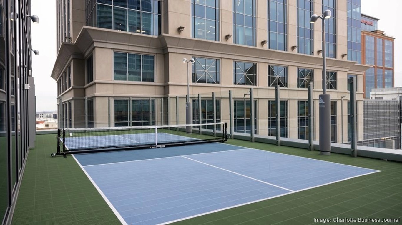 An interior shot of Industrious - Charlotte Uptown South