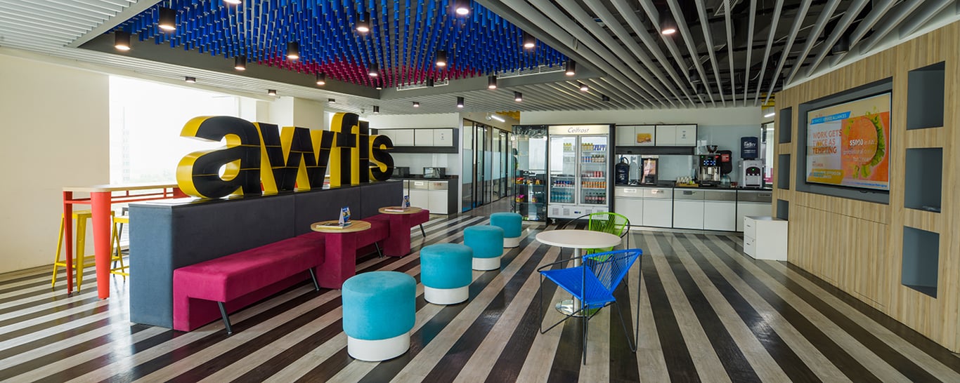 An interior shot of Awfis - Mohan Cooperative 2