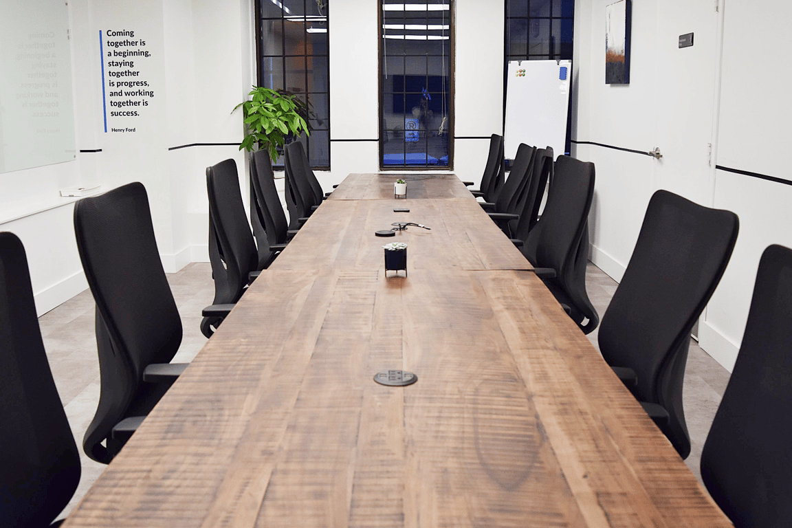 An interior shot of Boardroom