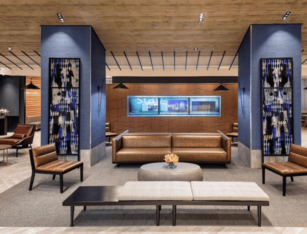 An interior shot of Pebble Spaces @ Springhill Suites Times Square South