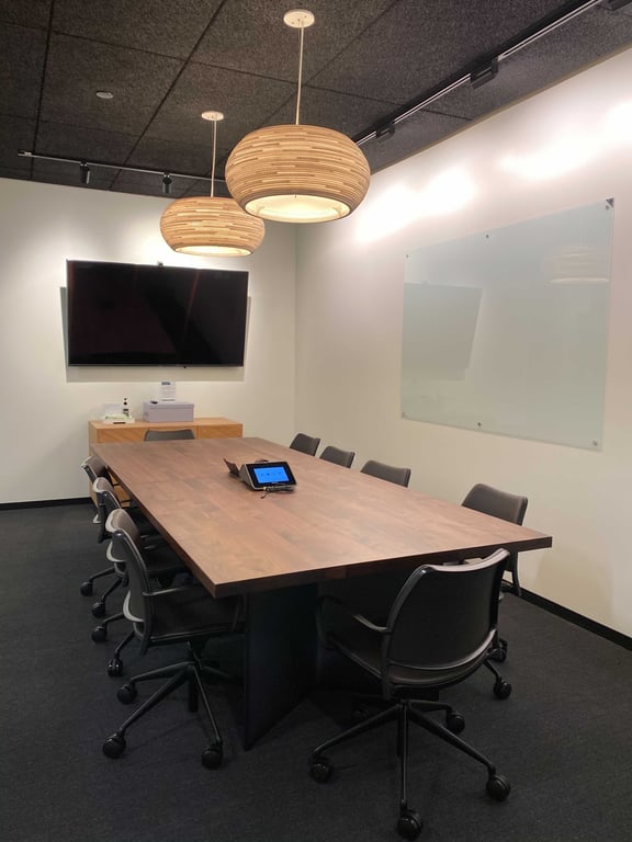 An interior shot of Conf. P