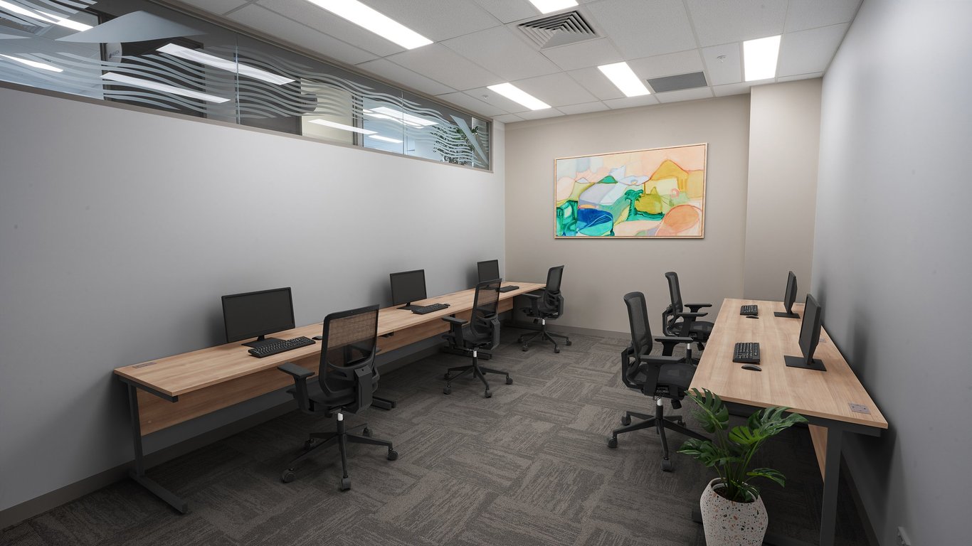 An interior shot of Suite 12