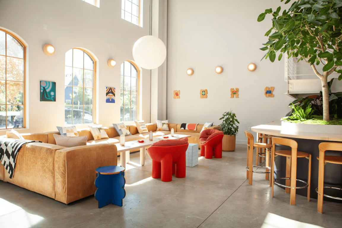 An interior shot of It's Just a Feeling