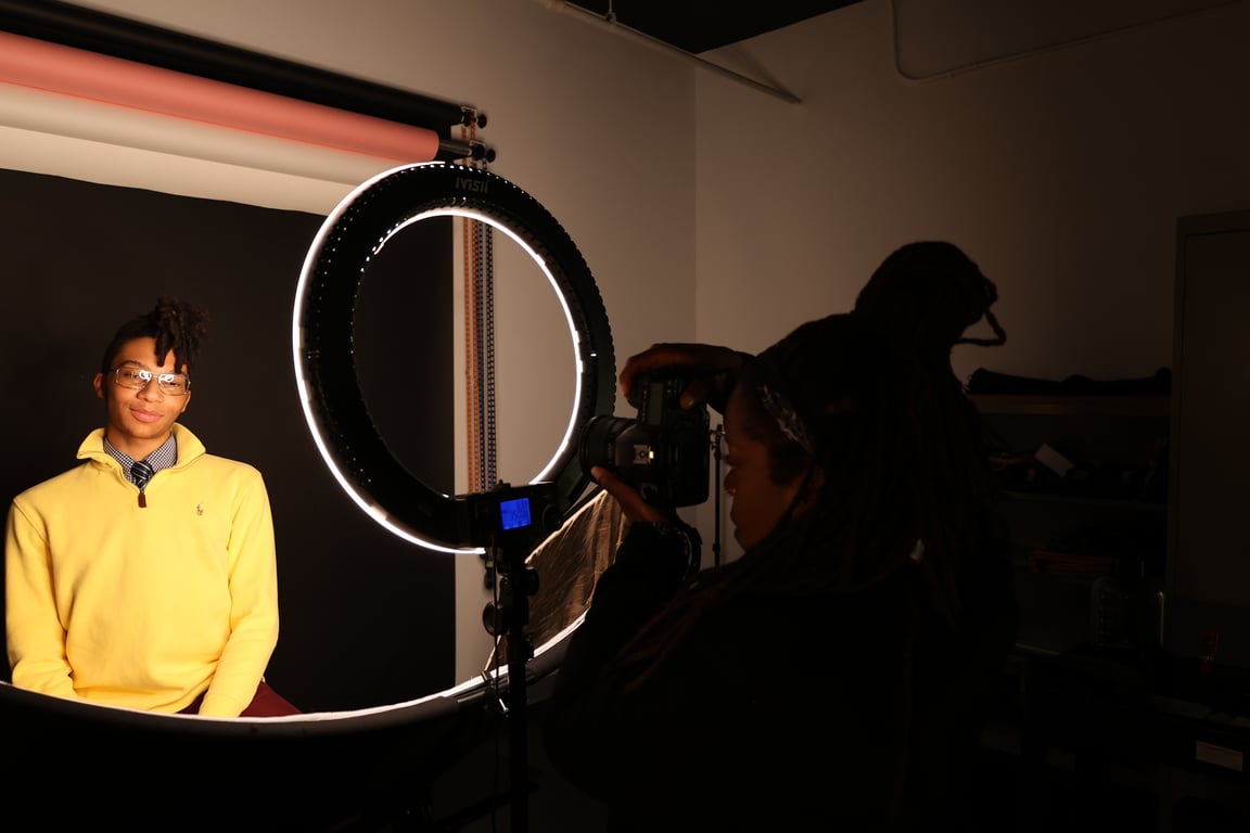 An interior shot of Downtown Multimedia and Photography Studio