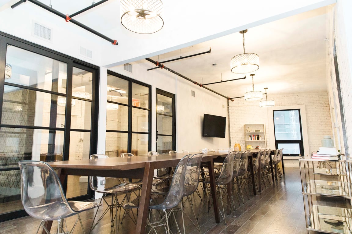 An interior shot of Large Boardroom