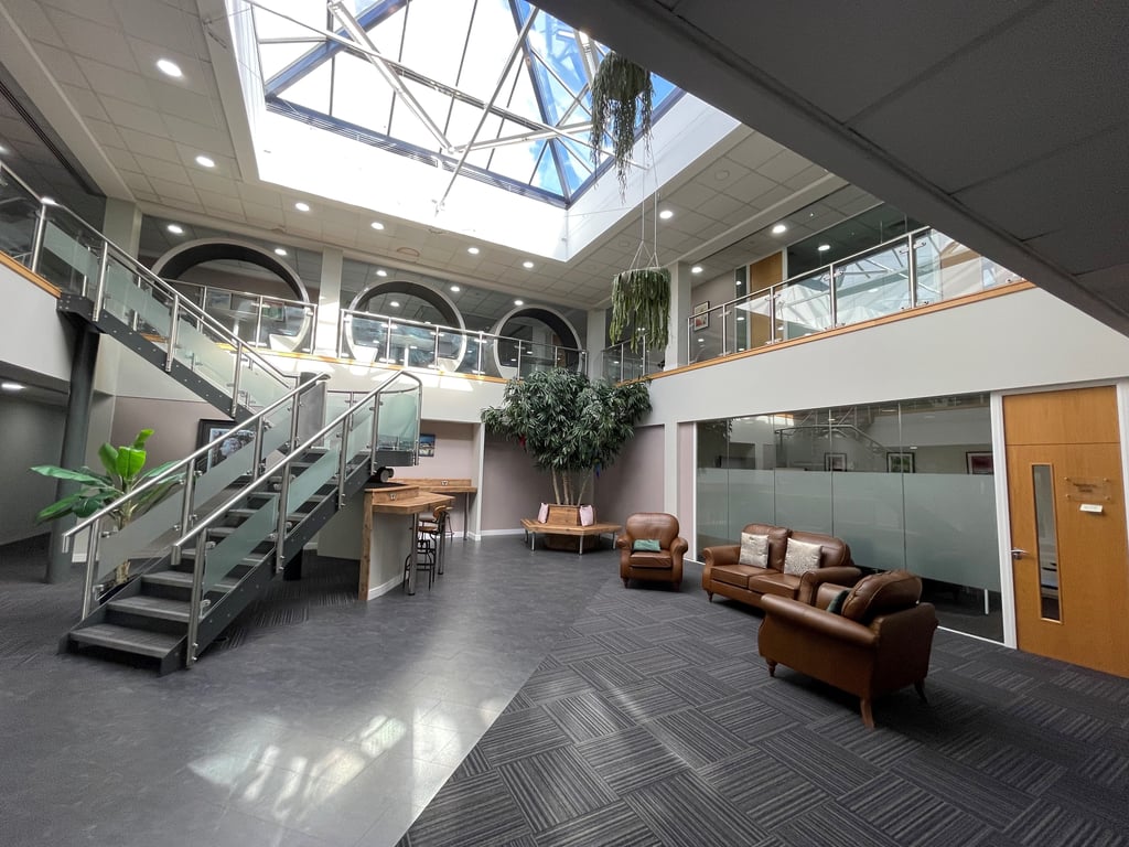 An interior shot of Citibase - Local Birmingham Business Park