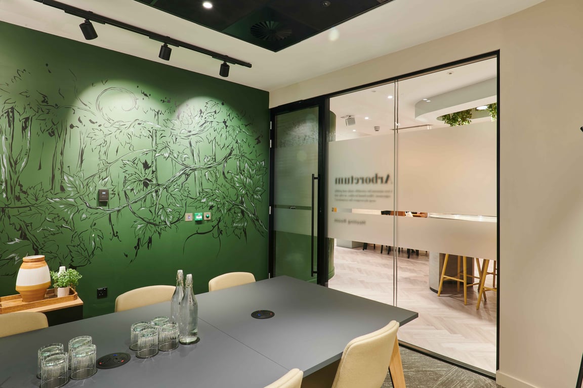 An interior shot of Arboretum