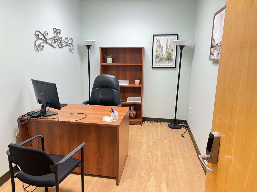 An interior shot of Private Office