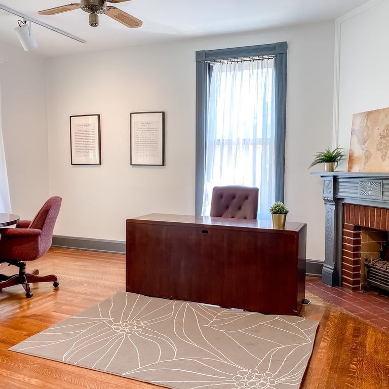 An interior shot of Private Office