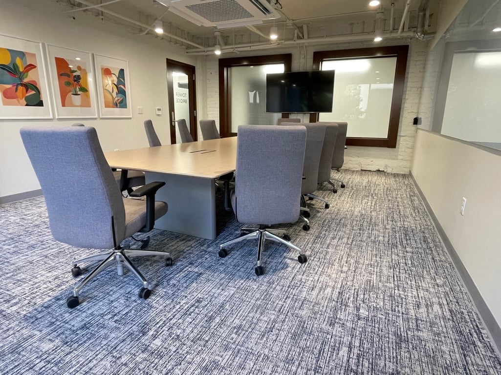 An interior shot of Tower Bride Boardroom