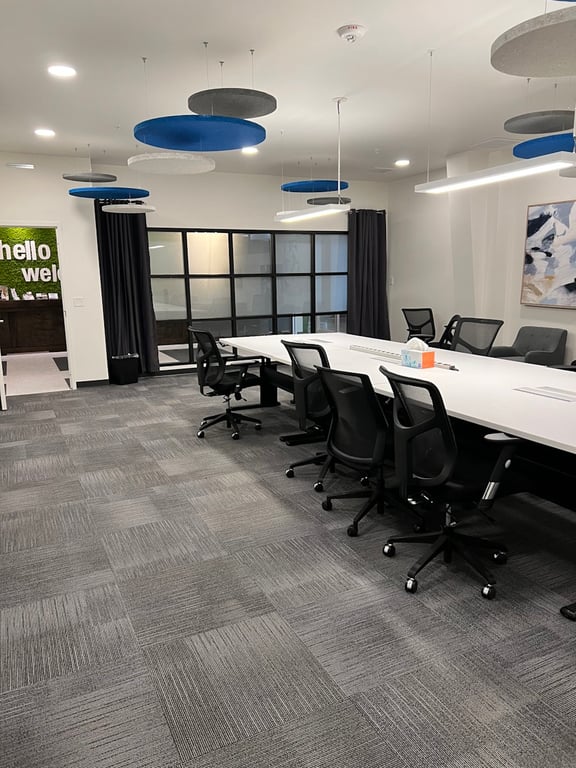 An interior shot of Executives Teams Suite