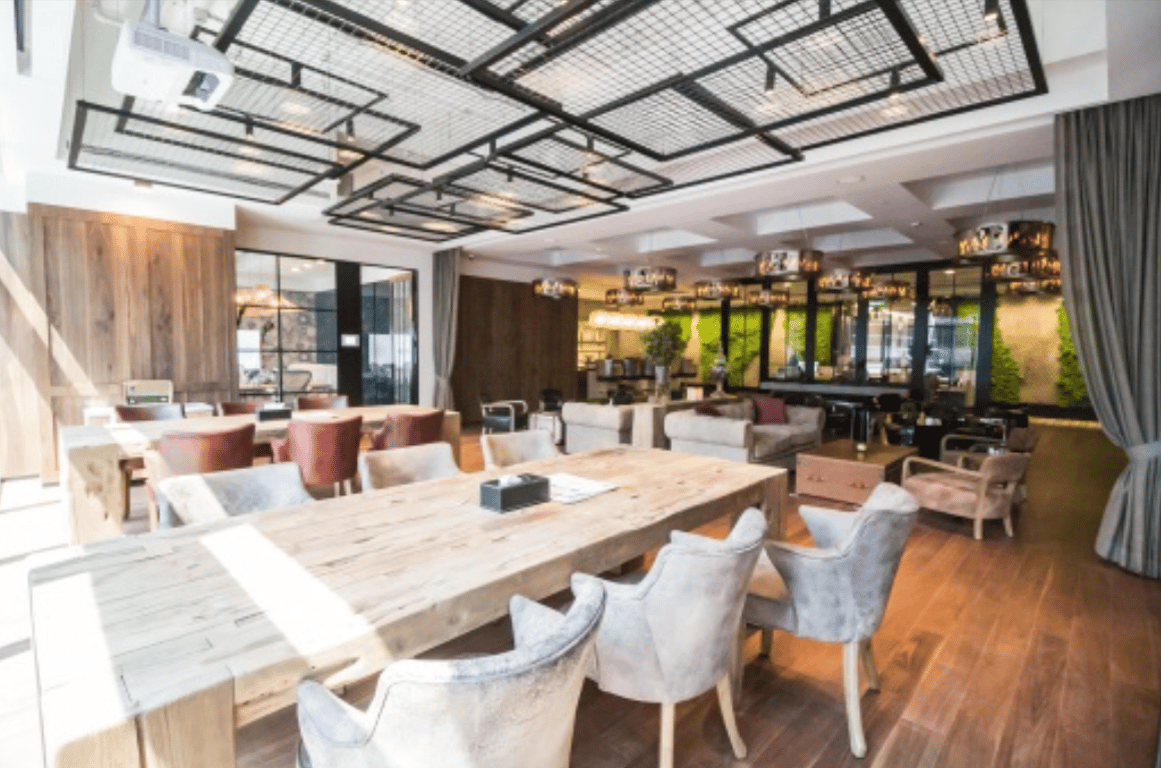 An interior shot of Event Space