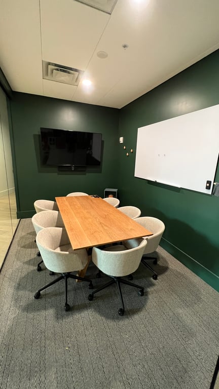 An interior shot of Apple Conference Room