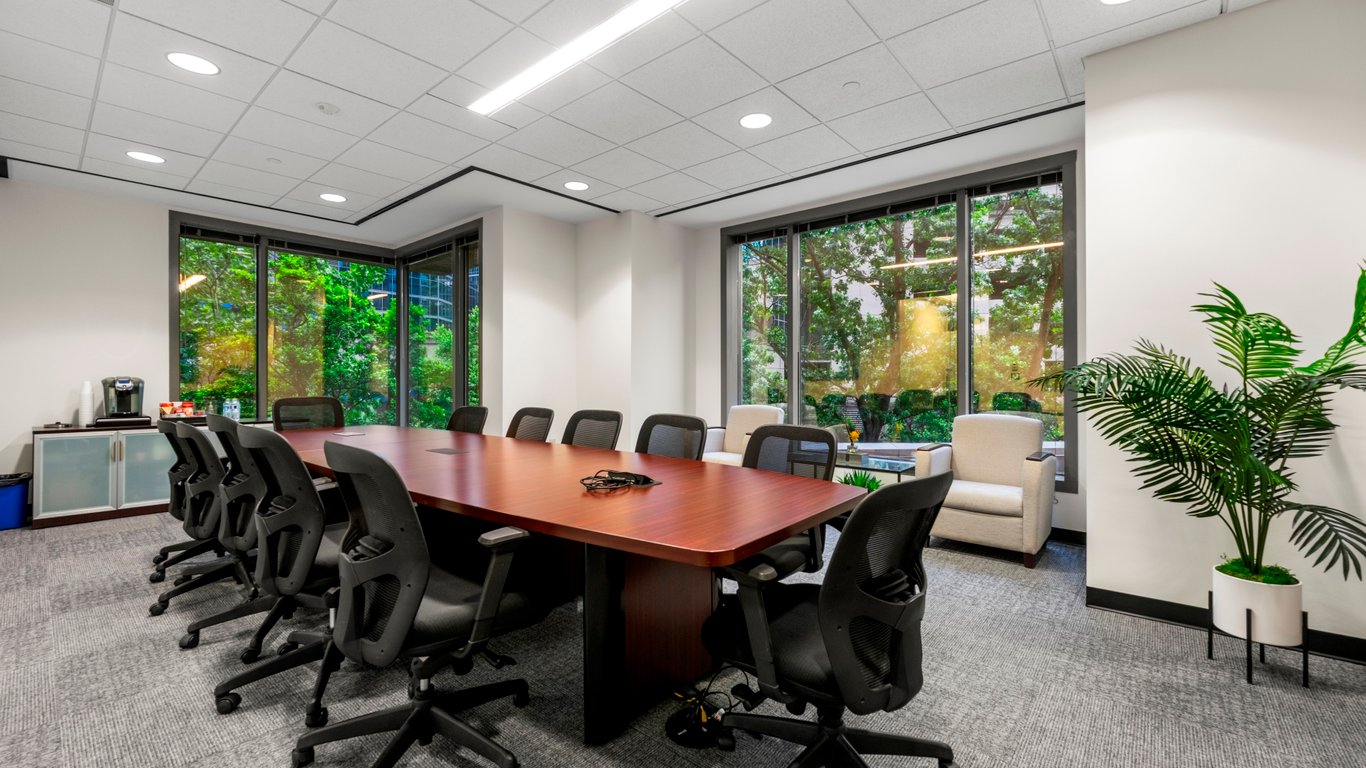 An interior shot of Skyview 14 Person Conference Room | Midtown