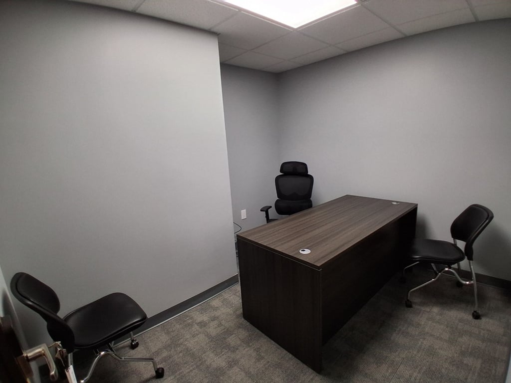 An interior shot of Office 104