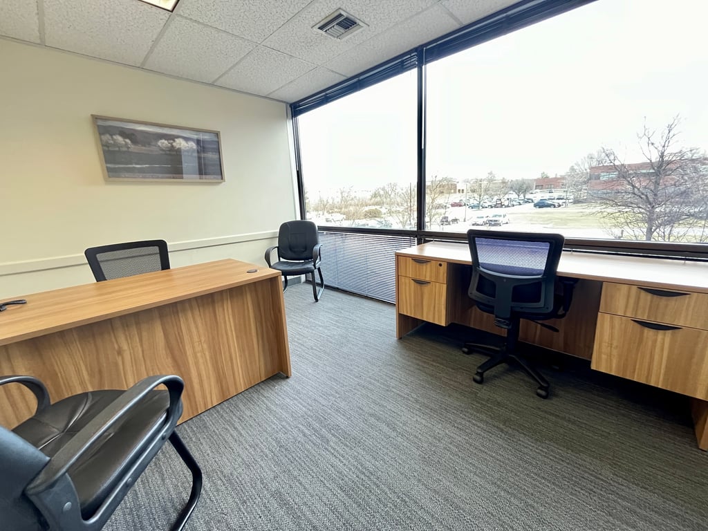 An interior shot of Two Person Office