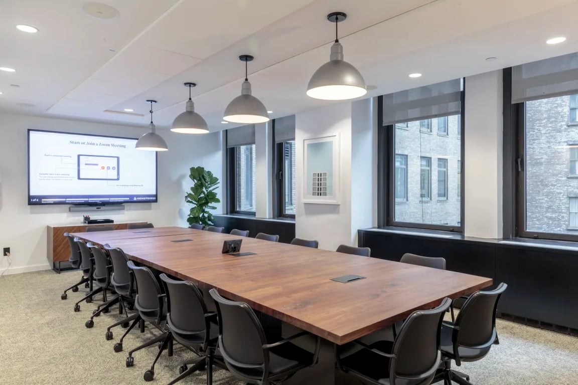 An interior shot of Conf Room D