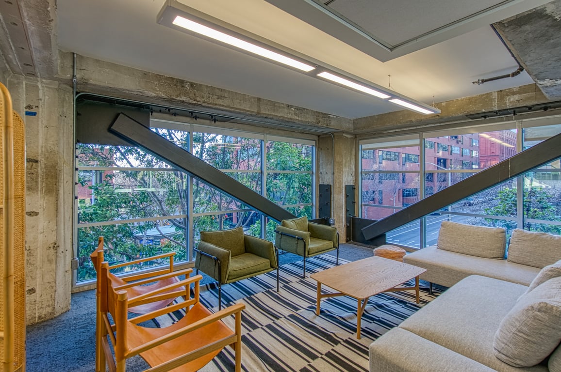 An interior shot of Werqwise Telegraph Hill
