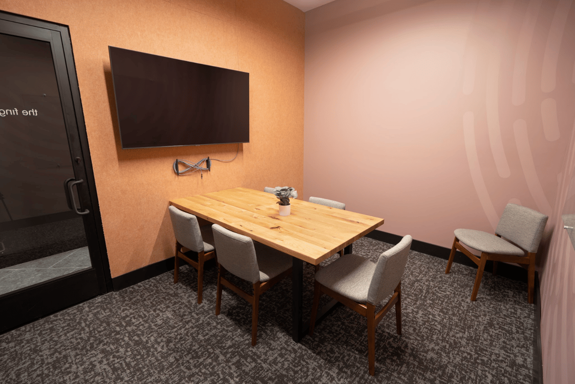 An interior shot of Fingerprint Room