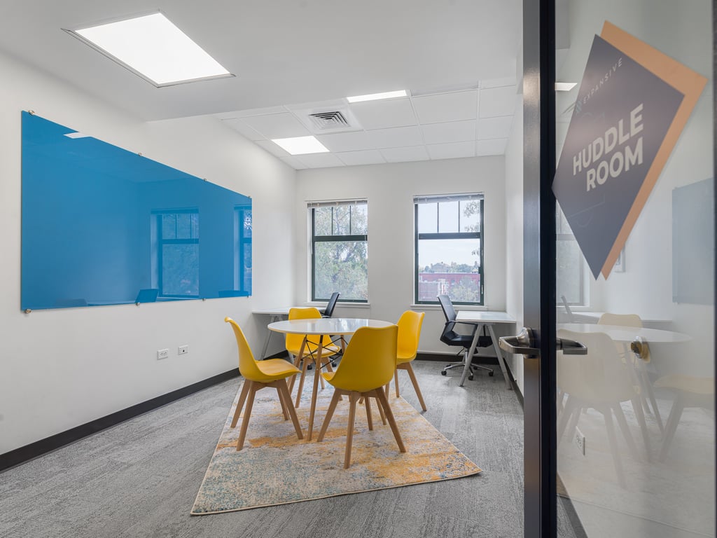 An interior shot of Huddle Room