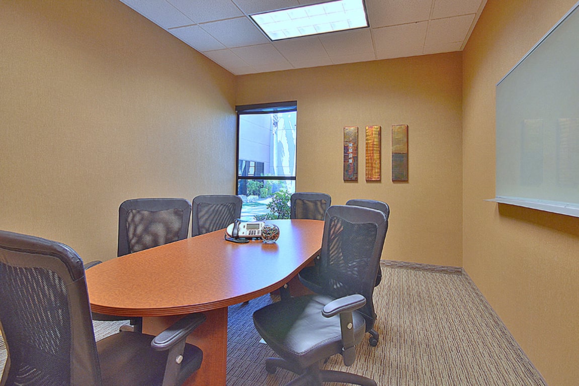 An interior shot of 6 Person Meeting Room - Aqua