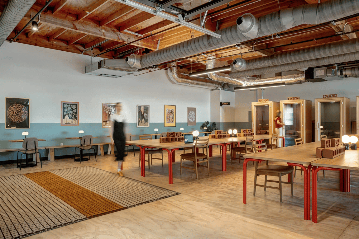 An interior shot of The Pioneer Collective - West Canal Yards