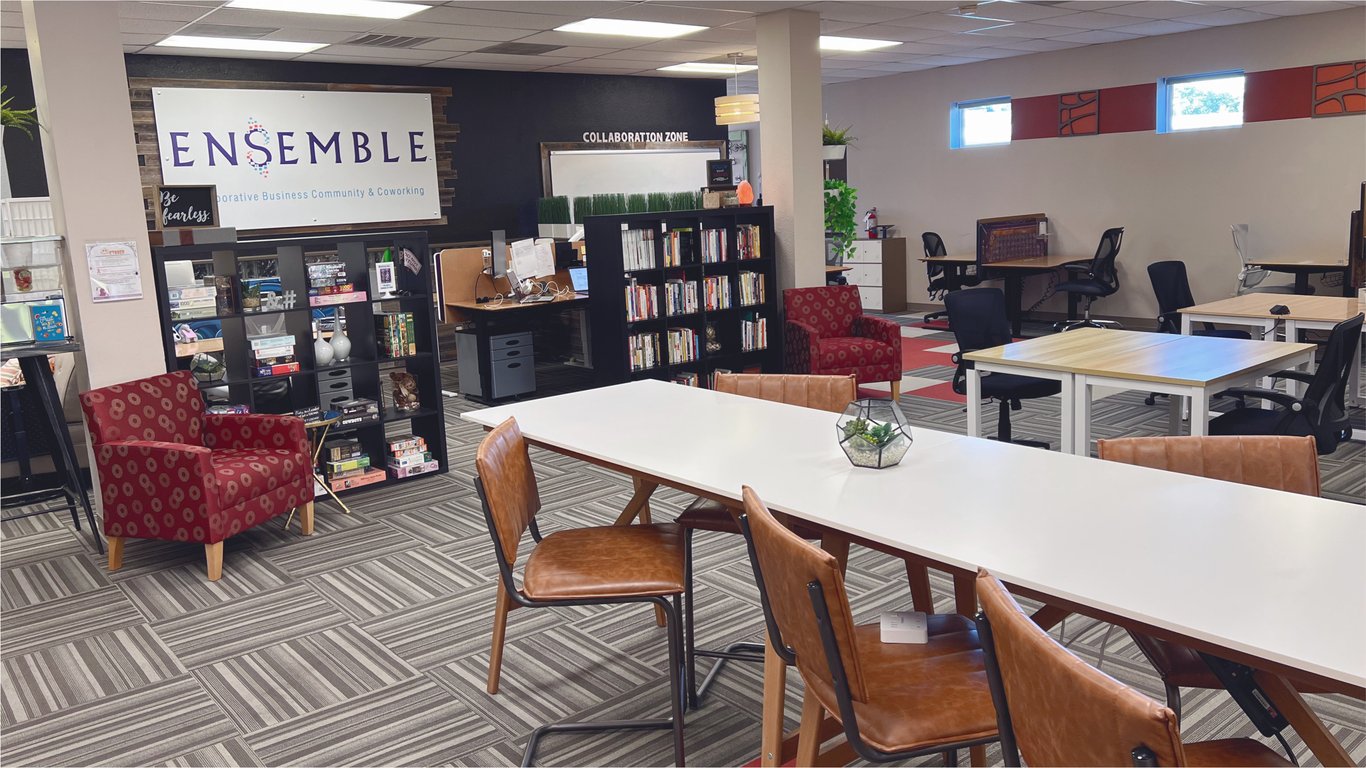 An interior shot of Ensemble Coworking