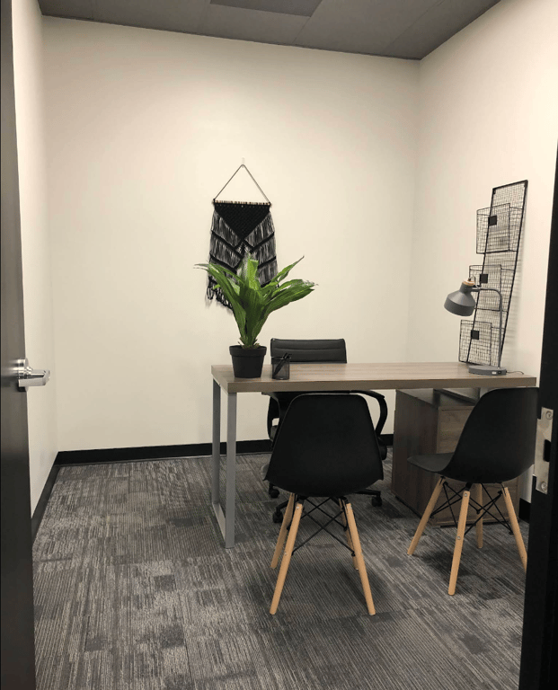 An interior shot of Hourly Private Interior Office