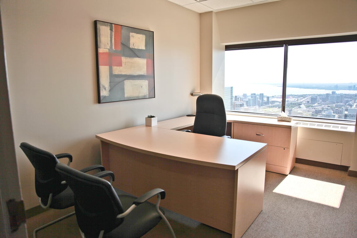 An interior shot of Window Office #9