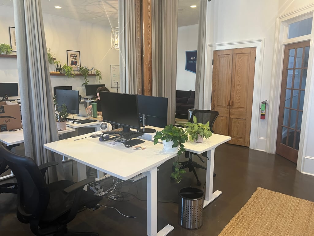 An interior shot of Dedicated Desk