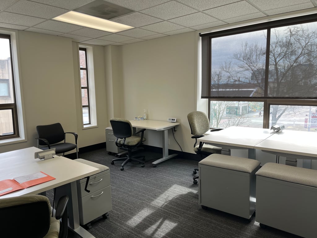 An interior shot of Suite 202