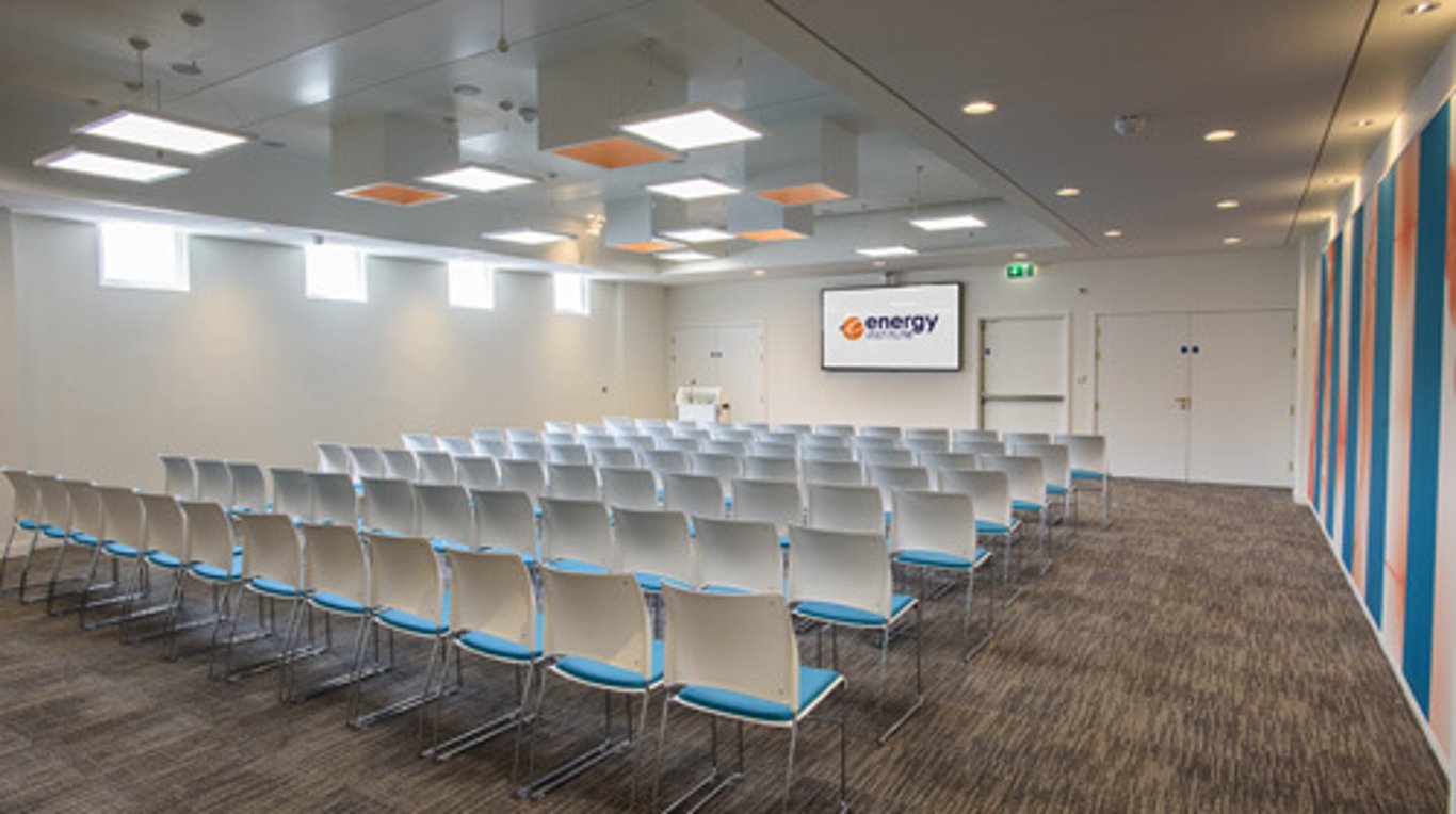 An interior shot of The Lecture theatre