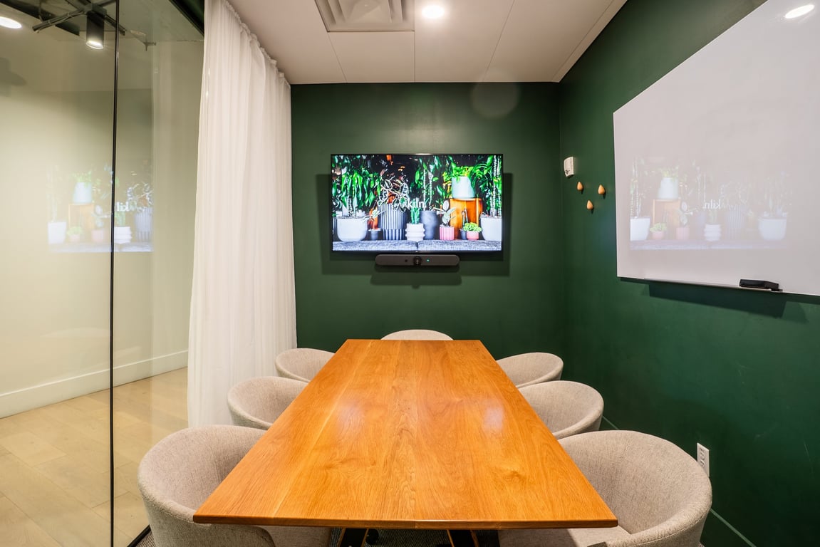 An interior shot of Apple Conference Room