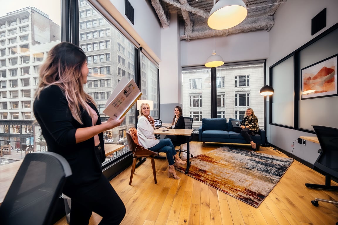 An interior shot of Team Day Office