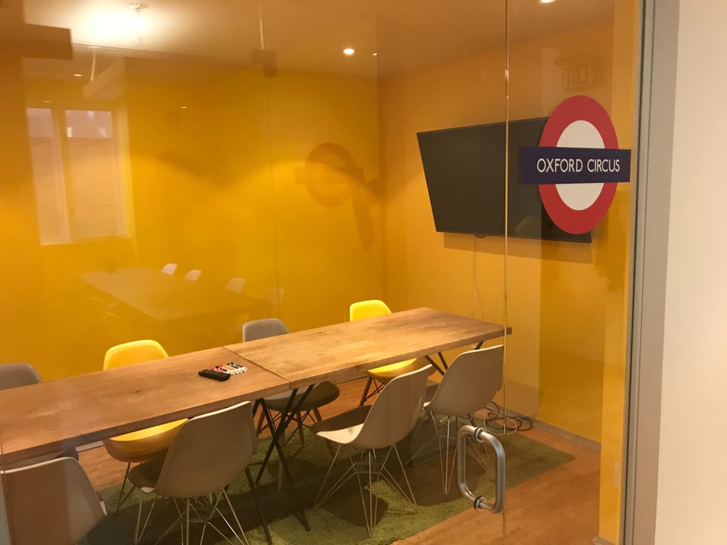 An interior shot of Oxford Circus