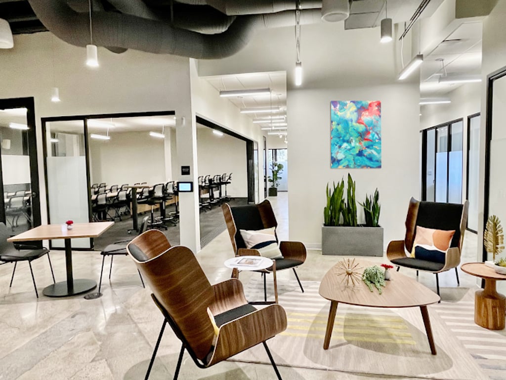 An interior shot of Dublin Technology Center Workspaces