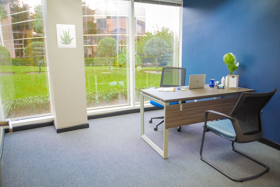 An interior shot of Private Office