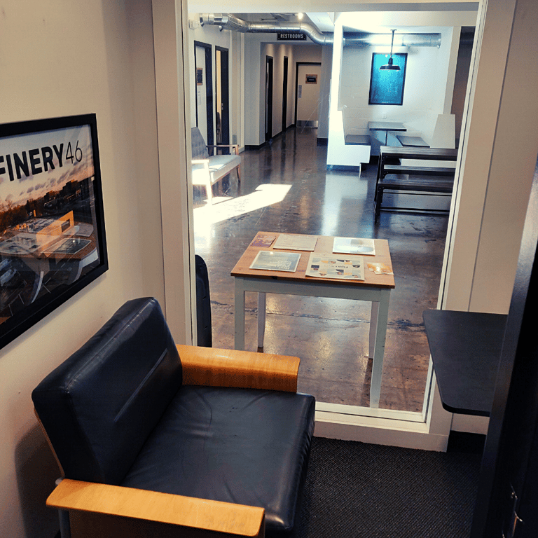 An interior shot of Zoom Room A