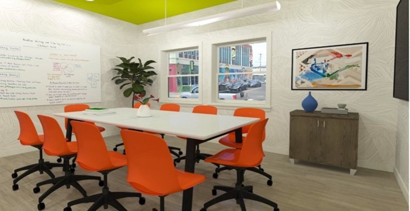 An interior shot of Empowerment Conference Room 202A