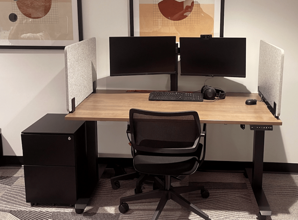 An interior shot of PHX Dock Desk 1