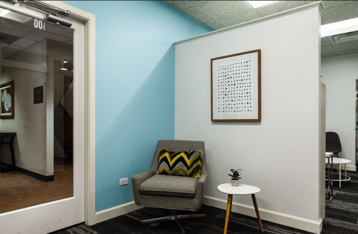 An interior shot of Private Suite 100