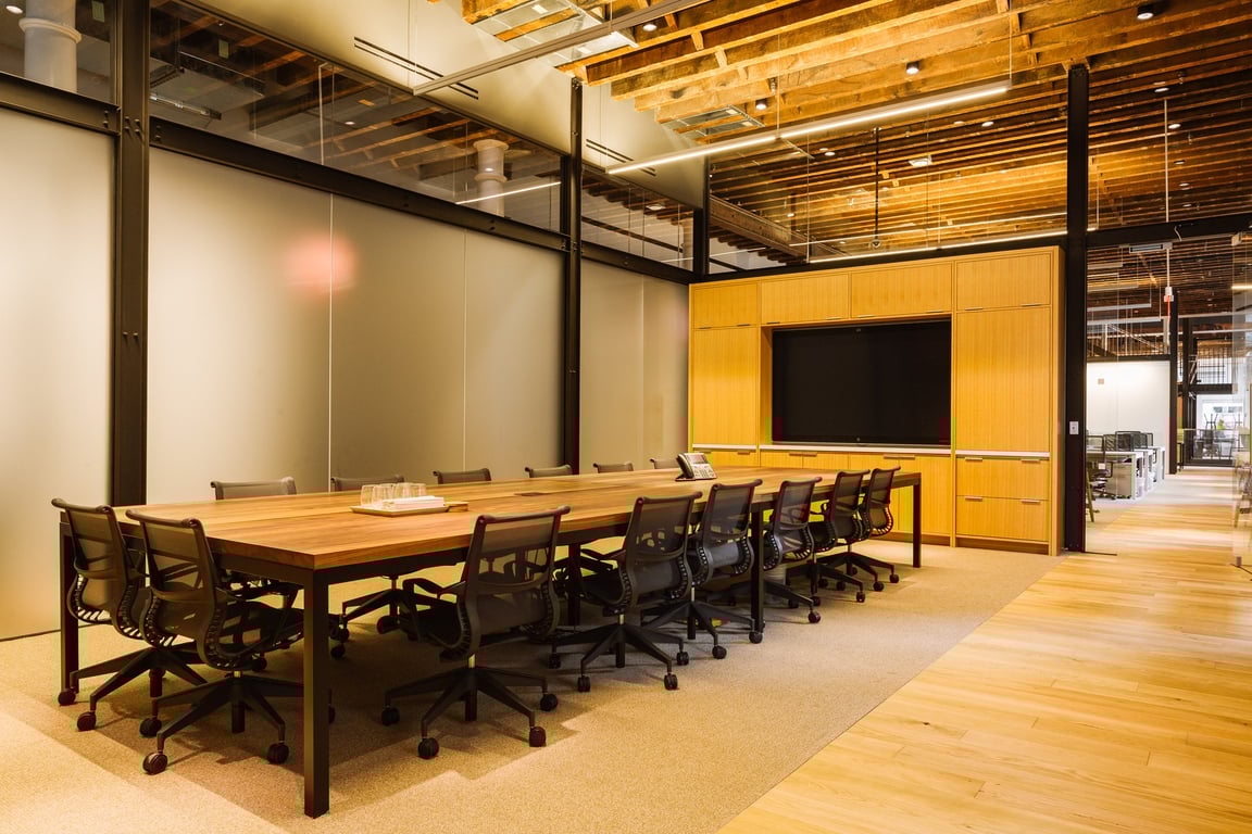 An interior shot of Boardroom
