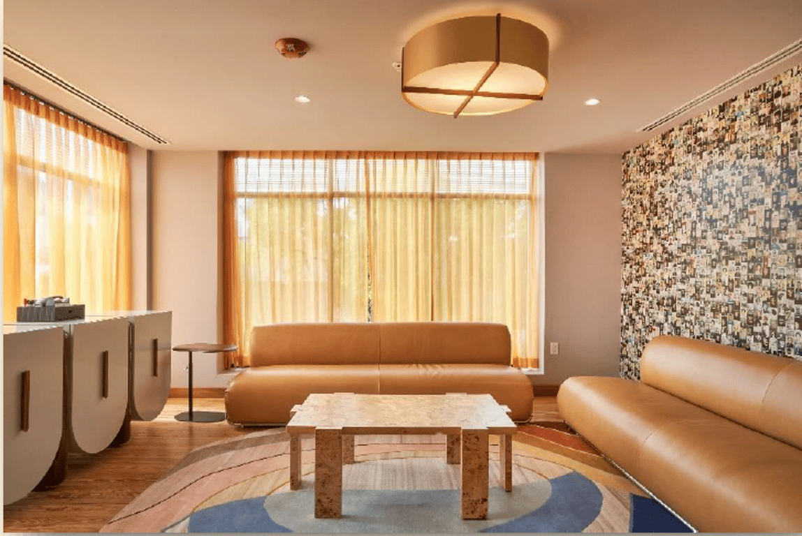An interior shot of Corner Pocket Room