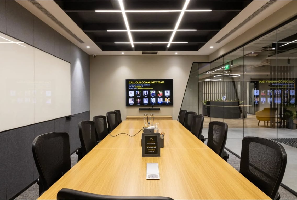 An interior shot of Conference Room - 12 seats